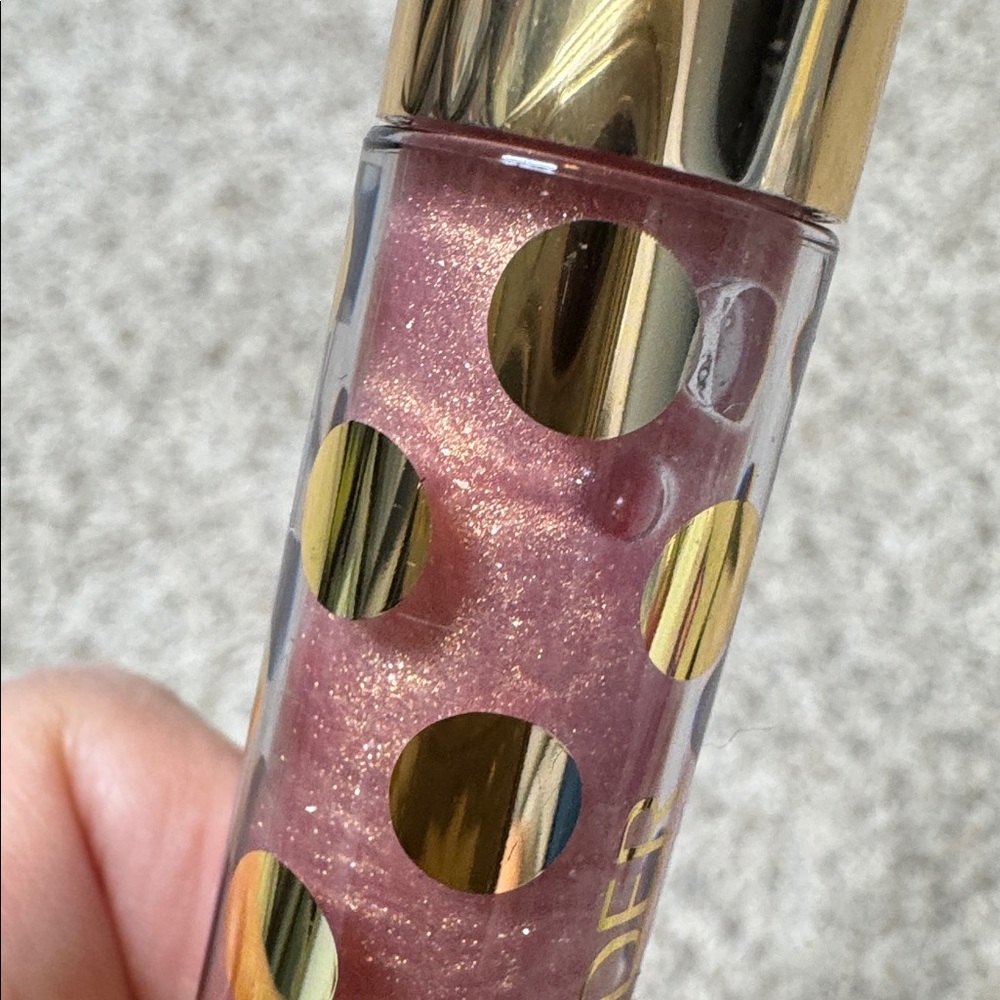 Estée Lauder Dazzle Me Lip Gloss Golden Peach Limited Edition NWT - Picture 8 of 9